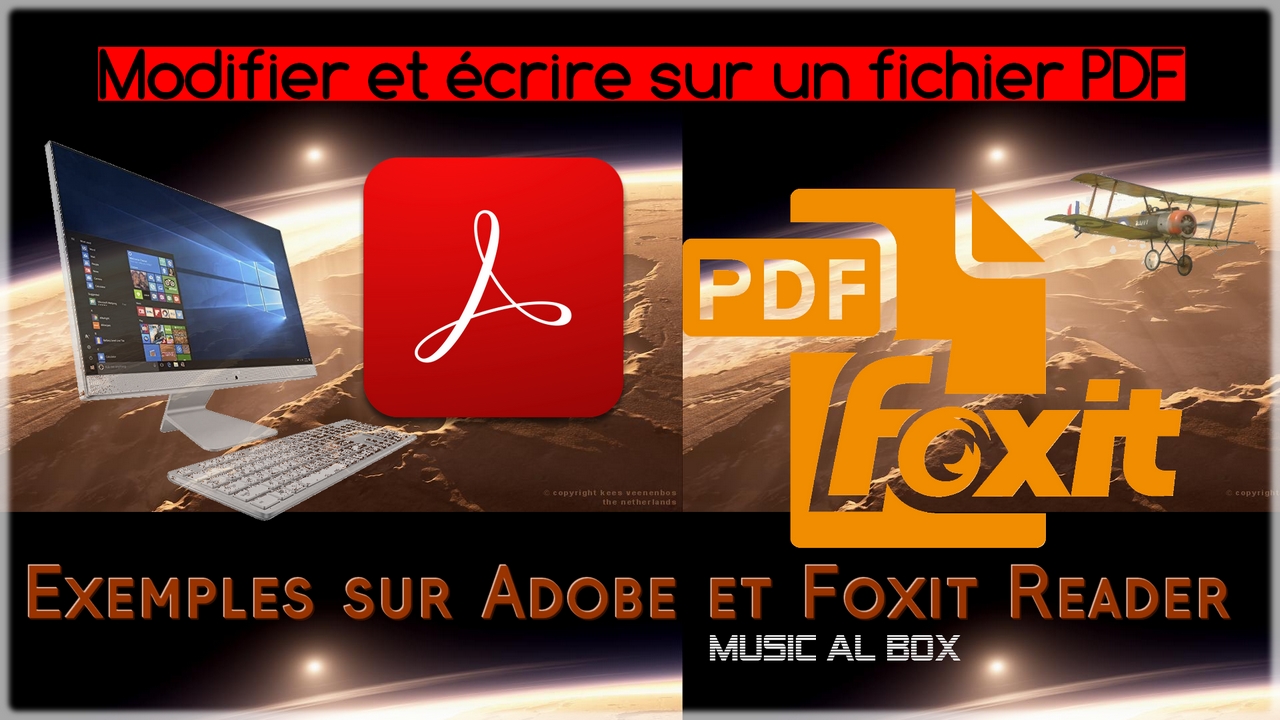 Modifier et écrire sur un document PDF