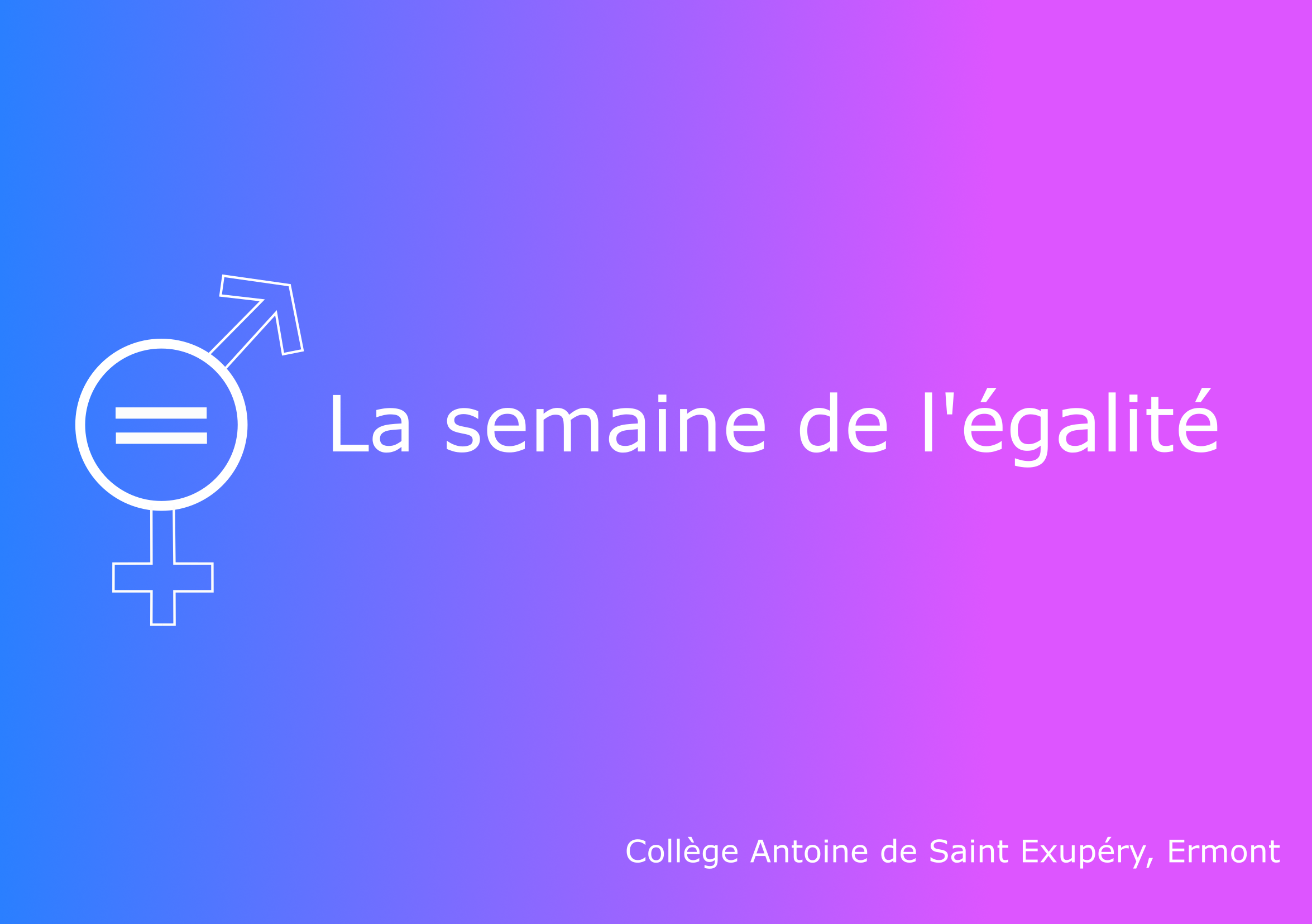 Semaine de l’égalité – Mars 2023